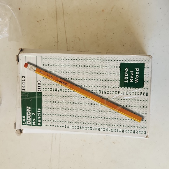 Dixon Wooden Pencil #2 HB home office school writing 100% Wood BOX of 144 - Picture 2 of 6